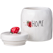 Банка с крышкой Strawberry 800мл 12х16см микс 368-527 Банка с крышкой Strawberry 800мл 12х16см микс 368-527