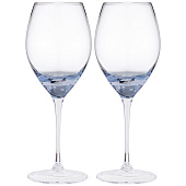 Набор бокалов для вина из 2 шт "bubles" blue 580 мл 693-042 Набор бокалов для вина из 2 шт "bubles" blue 580 мл 693-042