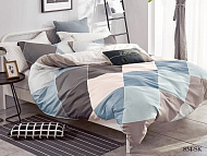  Комплект постельного белья Cleo Satin de Luxe, двуспальный, наволочки 50х70 см, сатин набивной, 22/834-SK 
