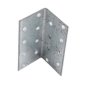 Уголок крепежный равносторонний 40х40х80х1,8-2,0мм цинк Уголок крепежный равносторонний 40х40х80х1,8-2,0мм цинк