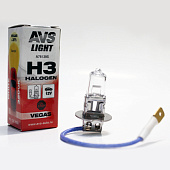 Автолампа галогенная AVS Vegas H3.12V.55W.1шт.