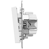 Выключатель встраиваемый 1 клавиша, цвет белый, с подсветкой, EKF Эпика Выключатель встраиваемый 1 клавиша, цвет белый, с подсветкой, EKF Эпика