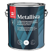 Краска по ржавчине глянцевая Tikkurila METALLISTA База A 2,3л Краска по ржавчине глянцевая Tikkurila METALLISTA База A 2,3л