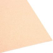 Когтеточка настенная с клейкой основой "Счастливый хвост!", 60х30 см, цвет бежевый, 456-533