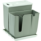  Подставка-сушилка для ножей, столовых приборов и кухонных принадлежностей 16,5х15х19см 9903427 