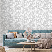  Обои 1.06х10м Aria арт. 283467 Светло-серый /Victoria Stenova 