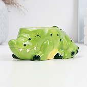 Кашпо "Крокодил Геннадий" 14х9х8см 10631595 Кашпо "Крокодил Геннадий" 14х9х8см 10631595