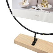  Фоторамка с прищепкой для фото и светодиодами «Circle loft» 