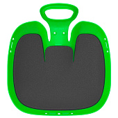 Санки-ледянки с мягкой сидушкой «Вираж», зеленые, 39?37см 10919113 Санки-ледянки с мягкой сидушкой «Вираж», зеленые, 39?37см 10919113