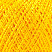  Пряжа ИРИС 100% мерсеризованный хлопок 25гр/150м (0305) желтый 