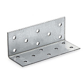 Уголок крепежный равносторонний 40х40х100х1,8-2,0мм цинк Уголок крепежный равносторонний 40х40х100х1,8-2,0мм цинк