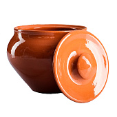 Горшочек для запекания Вятская 900 мл терракот 5156879 Горшочек для запекания Вятская 900 мл терракот 5156879