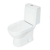 Унитаз-компакт Next comfort универсальный выпуск сиденье дюропласт с микролифтом WC.CC/Next/2-DM/WHT.G/S1 Sanita Luxe