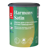 Краска интерьерная матовая Tikkurila HARMONY SATIN База А 0,9л Краска интерьерная матовая Tikkurila HARMONY SATIN База А 0,9л