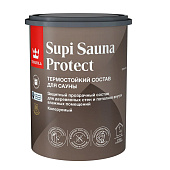 Состав для сауны полуматовый Tikkurila SUPI SAUNA PROTECT EP 0,9л Состав для сауны полуматовый Tikkurila SUPI SAUNA PROTECT EP 0,9л