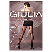  Колготки женские Giulia Chic, 20 den, nero, р. 4 