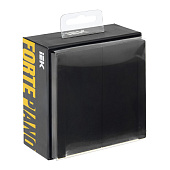 Выключатель встраиваемый 2 клавиши, цвет черный, IEK FORTE&PIANO Выключатель встраиваемый 2 клавиши, цвет черный, IEK FORTE&PIANO