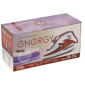 Утюг Energy EN-314 красный 2000 Вт,паровой удар, керамическая подошва, самоочистка Утюг Energy EN-314 красный 2000 Вт,паровой удар, керамическая подошва, самоочистка