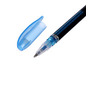  Набор гелевых ручек 12цв корпус черный в полоску в цвет стержня 2415371 