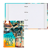  Тетрадь А5 120л на кольцах клетка твердая обложка глянцевая ламинация Best combination, ТТ5к120_лг 10096 