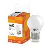 Лампа LED 7Вт Е27, груша, 3000К теплый IEK