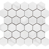 Мозаика 28,2х27,1 Hexagon small Carrara Matt Белый арт.PMMT83017/Starmosaic