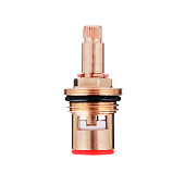 Кран-букса для смесителя 1/2" 24шл. шток 8х6мм 90° металлокерамика 575-068