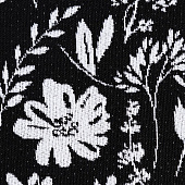  Салфетка Этель Flowers black, 30х45 см вид 1, 6705301 