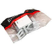  Выключатель встраиваемый 2 клавиши, цвет белый, с подсветкой, EKF Эпика 