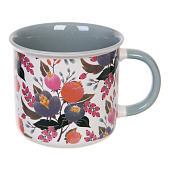 Кружка 400мл "Цветочный микс",керамика, микс рисунков 323-0550 Кружка 400мл "Цветочный микс",керамика, микс рисунков 323-0550
