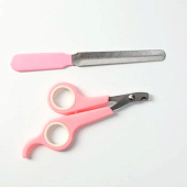  Набор по уходу за когтями (когтерез-ножницы, пилка), микс, арт. 10922-9131 Код 270609 