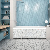 Экран для ванны Кварт 1,48 м Серая мозаика МетаКам Экран для ванны Кварт 1,48 м Серая мозаика МетаКам