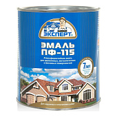  Эмаль ПФ-115М синяя глянцевая Эксперт 2.7кг 