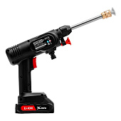 Мойка-пистолет аккумуляторная А-21-02, 21В, 40 бар, 4 л/мин, Li-ion, 2 акк. MTX Мойка-пистолет аккумуляторная А-21-02, 21В, 40 бар, 4 л/мин, Li-ion, 2 акк. MTX