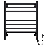 Полотенцесушитель электрический Ancona 500/600 электрический черный R 7 кв. пер. Azario Полотенцесушитель электрический Ancona 500/600 электрический черный R 7 кв. пер. Azario