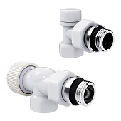 Набор термостатический осевой Royal Thermo Design 1/2"М30х1,5 белый