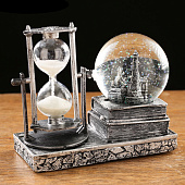  Песочные часы Эйфелева башня, сувенирные, с подсветкой, 15.5 х 8.5 х 14 см, микс 3488508 
