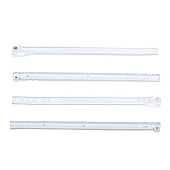 Направляющие роликовые 500x1,1мм белый 1 шт Направляющие роликовые 500x1,1мм белый 1 шт