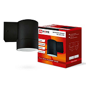  Светильник уличный настенный односторонний НБУ 16Вт GX53х1 Цилиндр черный аллюм IP65 /In Home 