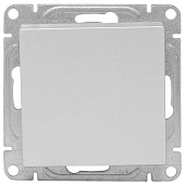 Выключатель встраиваемый проходной 1 клавиша, цвет алюминий, EKF Эпика Выключатель встраиваемый проходной 1 клавиша, цвет алюминий, EKF Эпика
