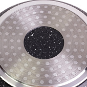 Кастрюля Kamille 2,3 л "чёрный мрамор" 4404 Кастрюля Kamille 2,3 л "чёрный мрамор" 4404