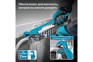 Ключ трубный рычажный, №2, 1,5", цельнокованый, CrV, Gross тип L