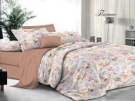 Комплект постельного белья Bella Vita Premium Патио, Семейный без шва, наволочки 2 шт. 70х70 см, поплин, хлопок, 1179 Комплект постельного белья Bella Vita Premium Патио, Семейный без шва, наволочки 2 шт. 70х70 см, поплин, хлопок, 1179