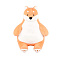  Мягкая игрушка MAXITOYS, Толстяк Лис, 55 см 