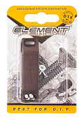 Магнитная защелка 58х15 коричн (1 шт)"Element" Магнитная защелка 58х15 коричн (1 шт)"Element"