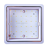 Светильник потолочный LED BK SL 15Вт 6500К IP20 квадрат накладн белый (230х43) /LEEK
