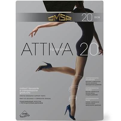 Колготки Omsa Attiva 20 caramello 5 Колготки Omsa Attiva 20 caramello 5