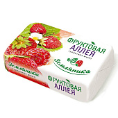  Мыло туалетное ФРУКТОВАЯ АЛЛЕЯ 90г Земляника  520-2 