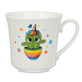 Кружка Кактусы 250мл фарфор 829-004 Кружка Кактусы 250мл фарфор 829-004