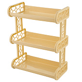  Полка для ванной пластиковая 3-ярусная (14) С167 